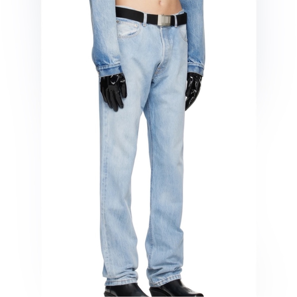 VTMNTS  Blue Faded Jeans - Light Blue